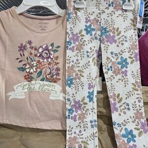 Haute Hippie Pink and Floral Kids Matching Set
